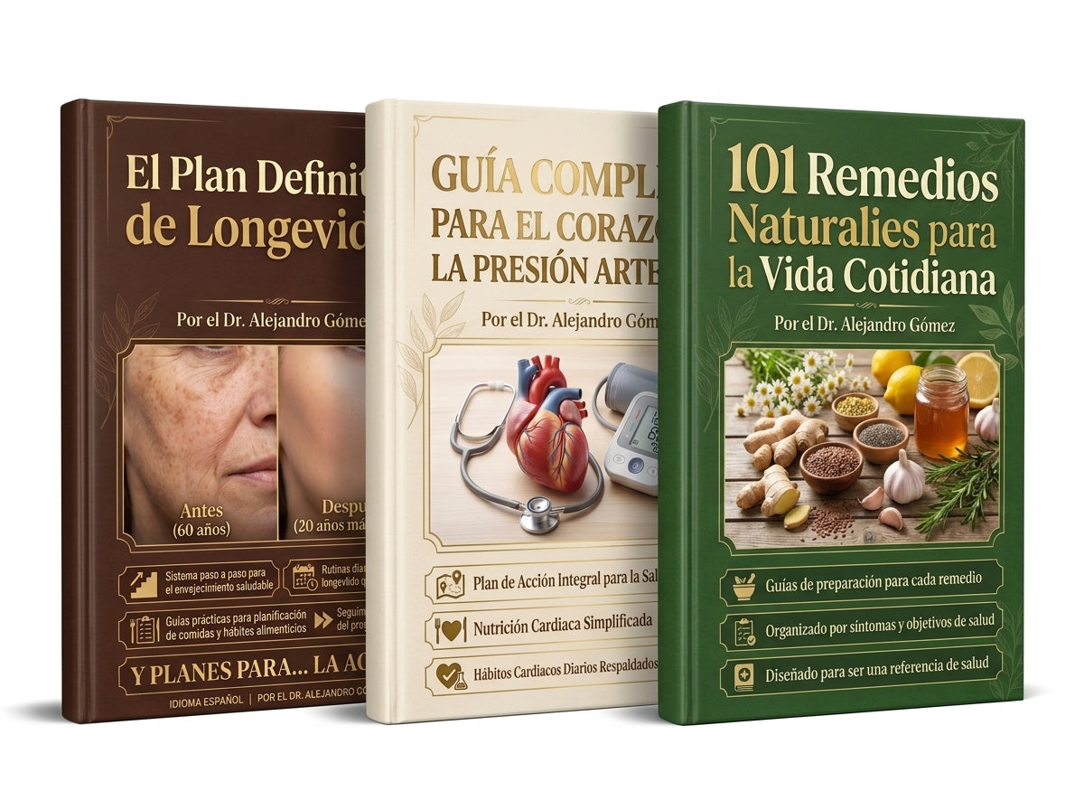 Pack 3 Ebooks: Salud Natural, Corazón y Longevidad | PDF